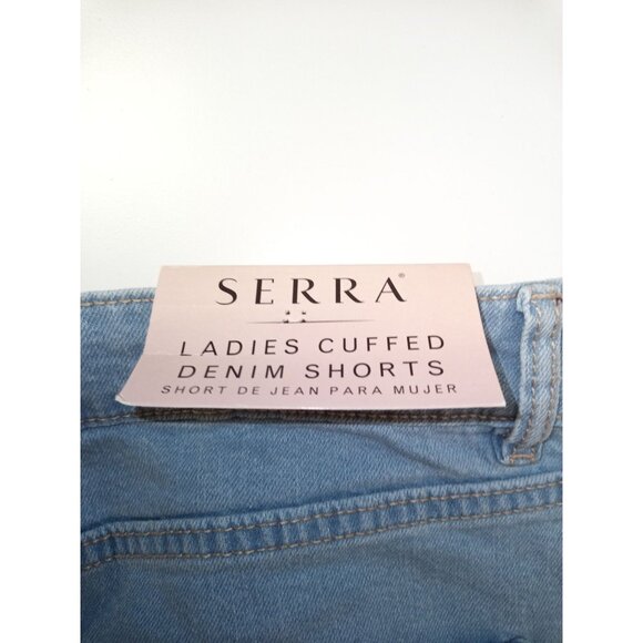 NWT Serra Light Wash Cuffed Jean Shorts Size 6 - Picture 5 of 7